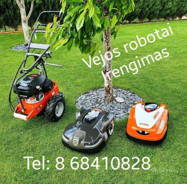 Vejos robotų įrengimas, instaliavimas