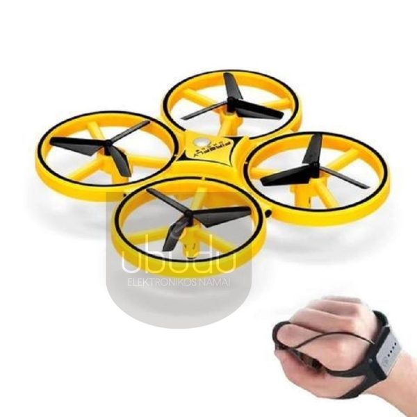 Skraidantis ir valdomas ranka KVADROKOPTERIS dronas