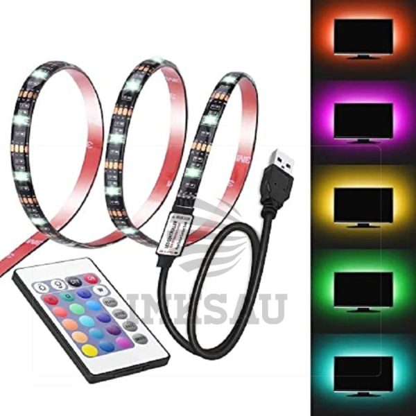 LED JUOSTELĖ RGB USB 2M